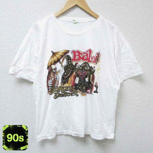 90s 半袖Tシャツ バロンダンス ホワイト XL | 古着