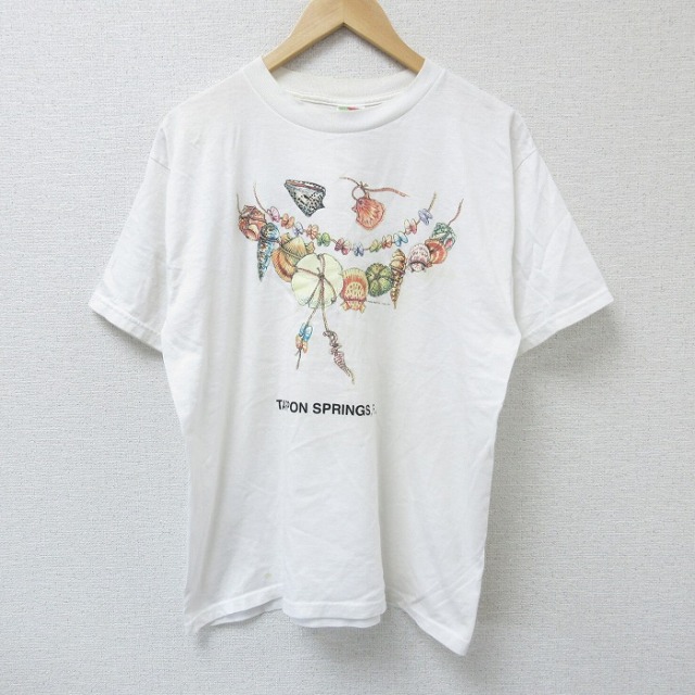 フルーツオブザルーム 00s 半袖Tシャツ 貝殻 ホワイト L | 古着