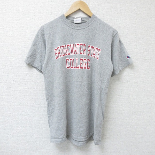 チャンピオン 00s 半袖Tシャツ ブリッジウォーターカレッジ グレー M | 古着