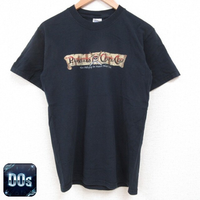 【50%OFF】00s 半袖Tシャツ パイレーツケープコッド ブラック S | 古着