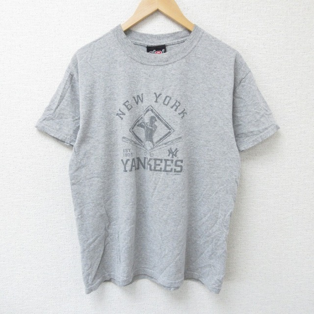 00s 半袖Tシャツ ニューヨークヤンキース グレー霜降り L | 古着