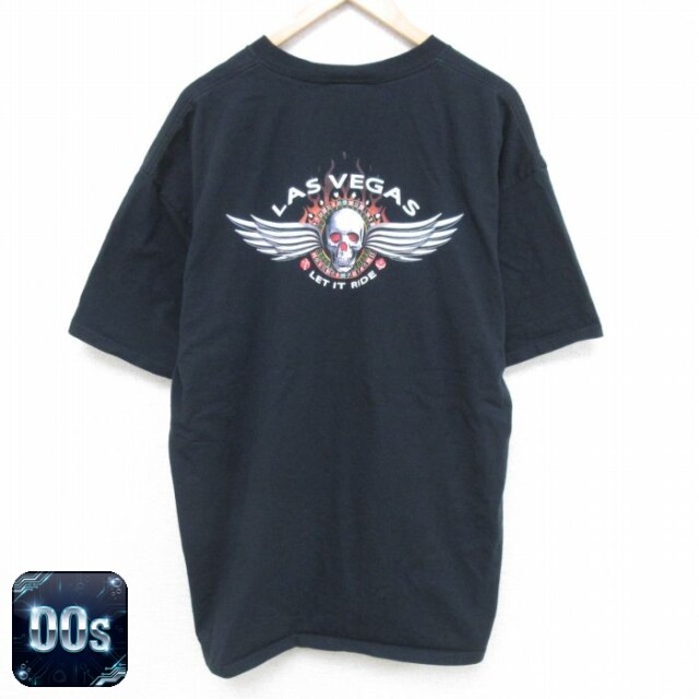 【50%OFF】00s 半袖Tシャツ ラスベガス ブラック XL | 古着