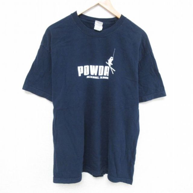00s 半袖Tシャツ POWDA ブラック XL | 古着