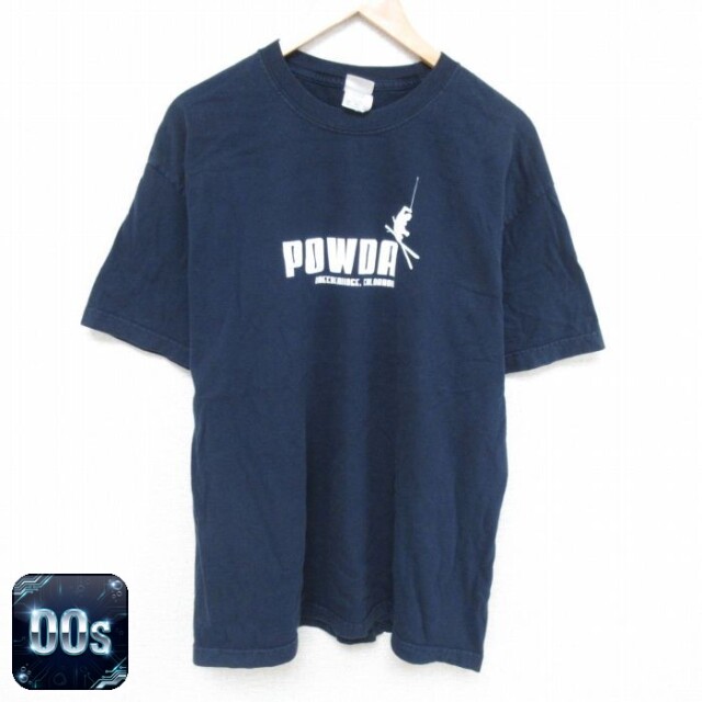 【50%OFF】00s 半袖Tシャツ POWDA ブラック XL | 古着