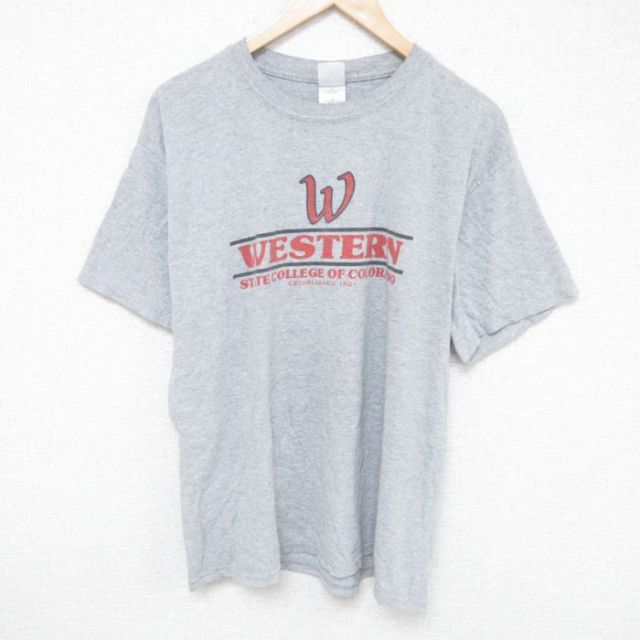 00s 半袖Tシャツ ウエスタン グレー XL | 古着