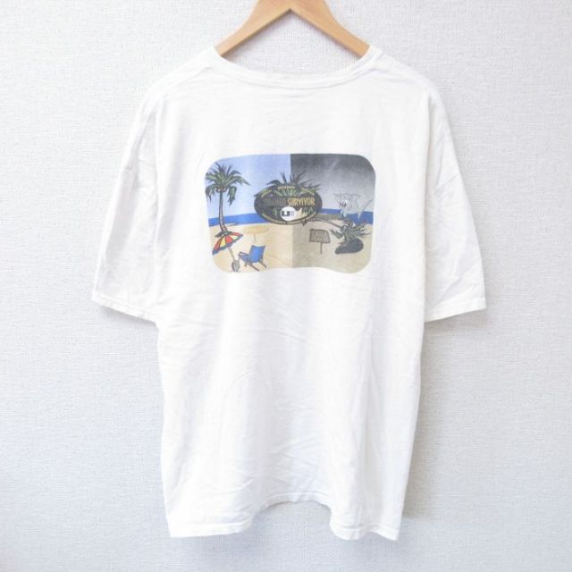 ヘインズ 00s 半袖Tシャツ サマー ホワイト XL | 古着