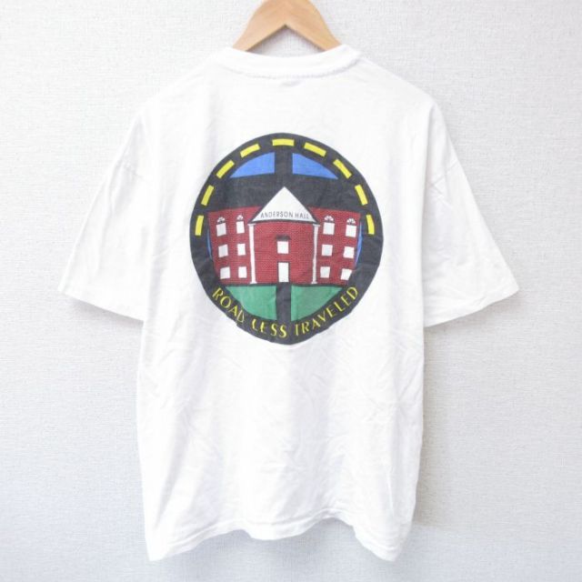 ヘインズ 80s 半袖Tシャツ ROAD ホワイト XL | 古着