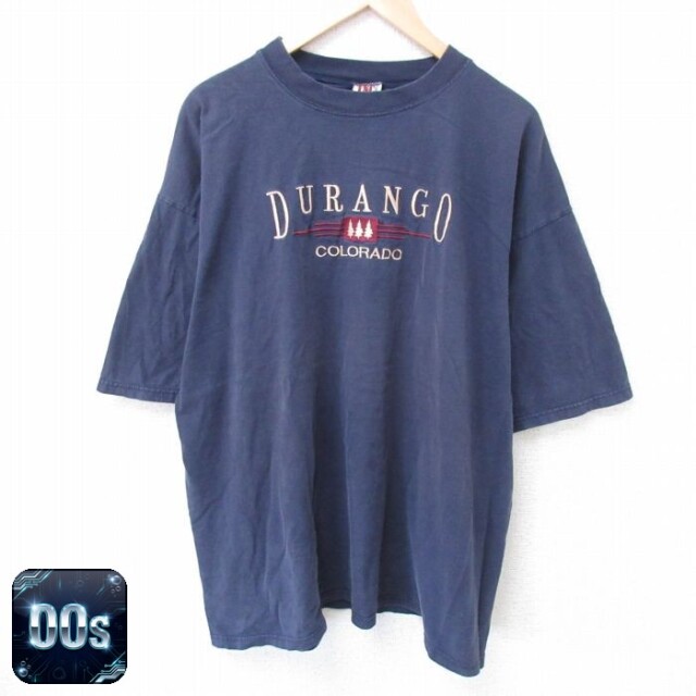 【50%OFF】00s 半袖Tシャツ コロラド ネイビー XL | 古着
