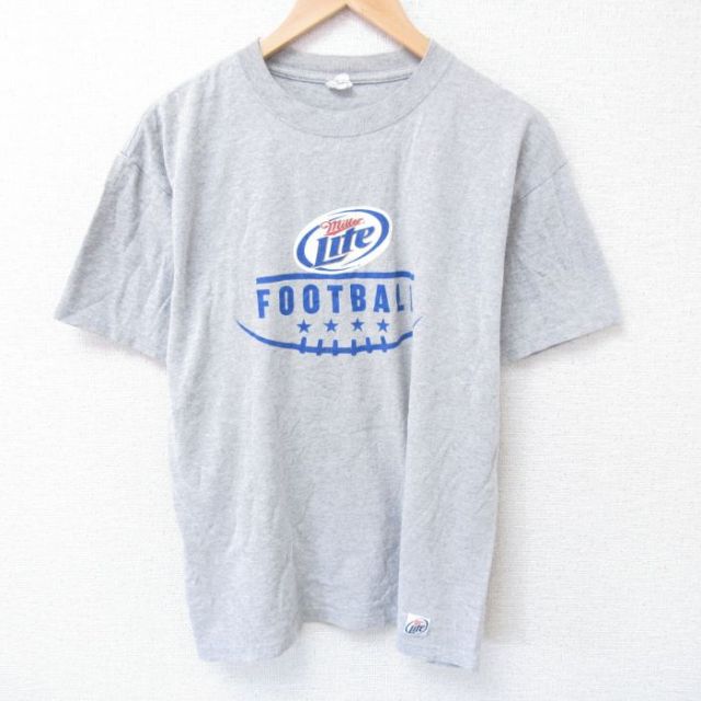 00s 半袖Tシャツ フットボール グレー L | 古着