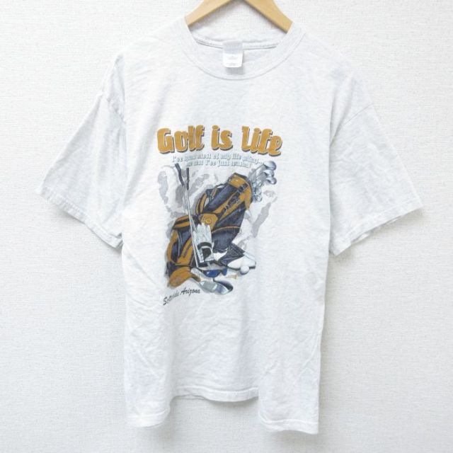 00s 半袖Tシャツ ゴルフ グレー L | 古着