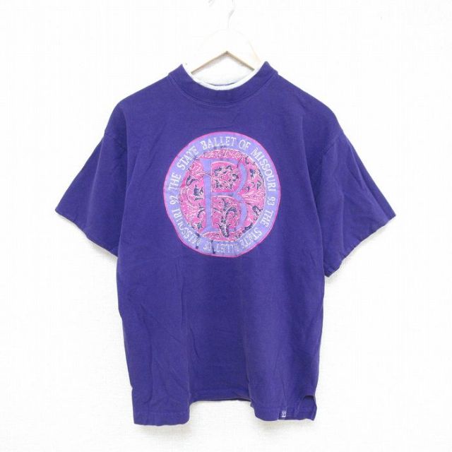 90s 半袖Tシャツ ミズーリ パープル L | 古着