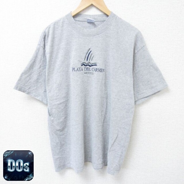 【50%OFF】00s 半袖Tシャツ メキシコ刺繍 グレー XL | 古着