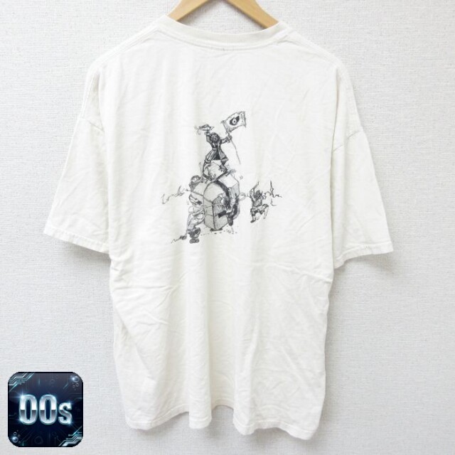 【50%OFF】00s 半袖Tシャツ 海賊 ホワイト XL | 古着
