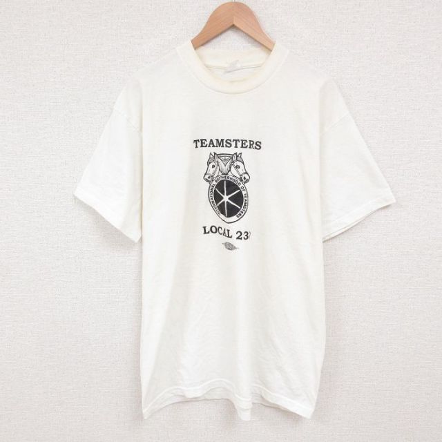 90s 半袖Tシャツ 馬 ネイビー L | 古着