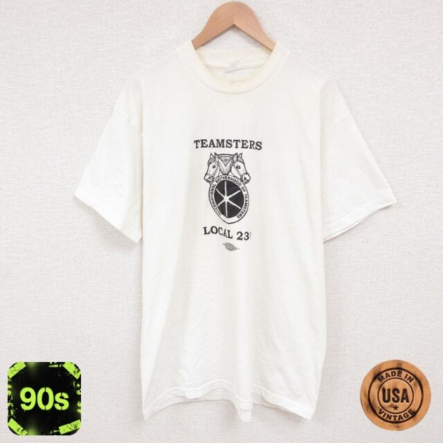 【50%OFF】90s 半袖Tシャツ 馬 ネイビー L | 古着
