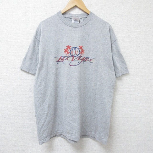 00s 半袖Tシャツ ラスベガス グレー XL | 古着