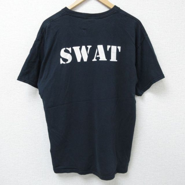 00s 半袖Tシャツ SWAT ブラック XL | 古着