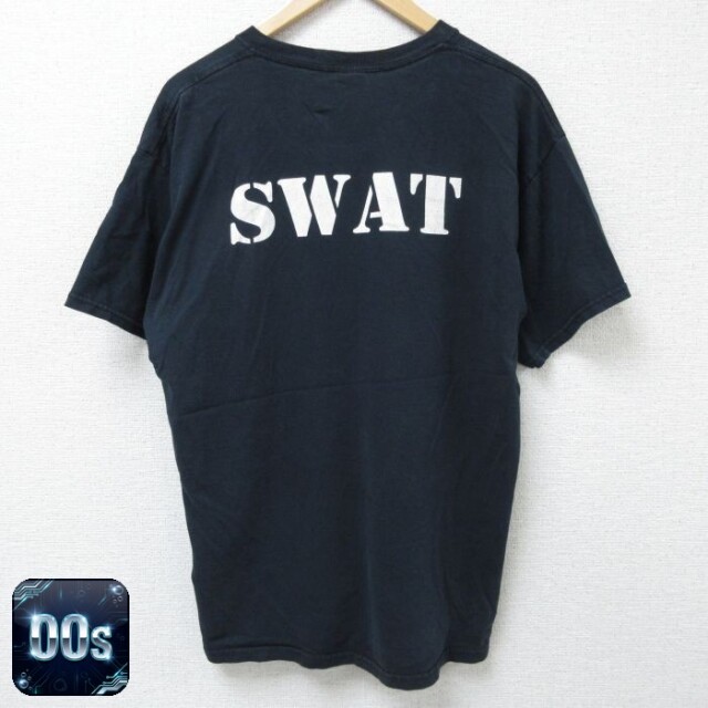 【50%OFF】00s 半袖Tシャツ SWAT ブラック XL | 古着