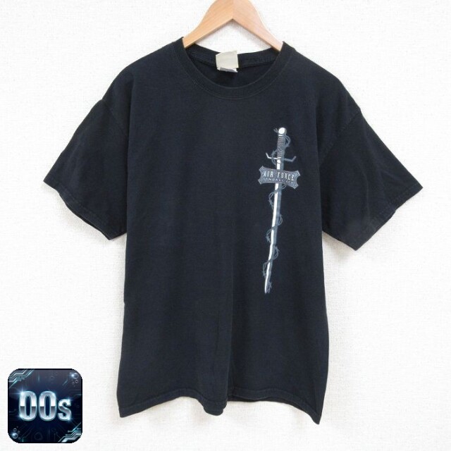 【50%OFF】00s 半袖Tシャツ エアフォース ブラック L | 古着