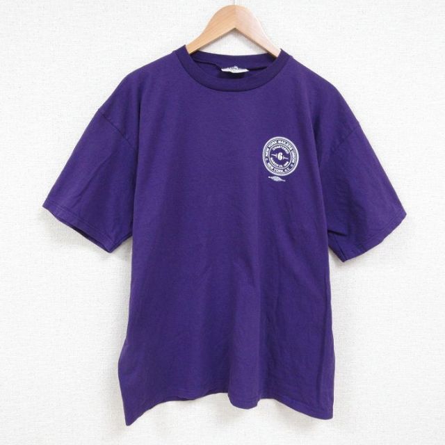 00s 半袖Tシャツ ニューヨーク パープル XL | 古着