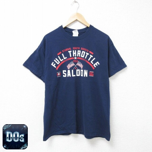 【50%OFF】00s 半袖Tシャツ SALOON ネイビー L | 古着