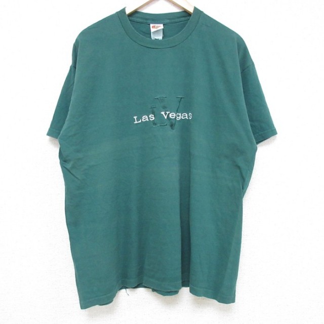 90s 半袖Tシャツ ラスベガス グリーン XL | 古着