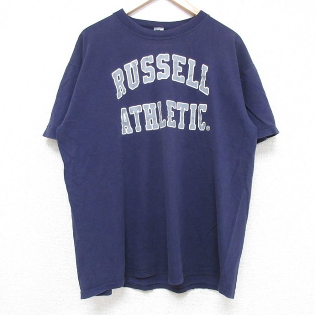 ラッセル 00s 半袖Tシャツ ネイビー XL | 古着