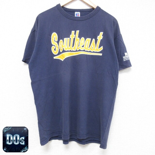 【50%OFF】ラッセル 00s 半袖Tシャツ ネイビー XL | 古着
