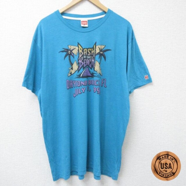 【50%OFF】半袖Tシャツ サーフボード ライトブルー XL | 古着