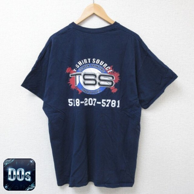 【50%OFF】00s 半袖Tシャツ TSS ネイビー XL | 古着