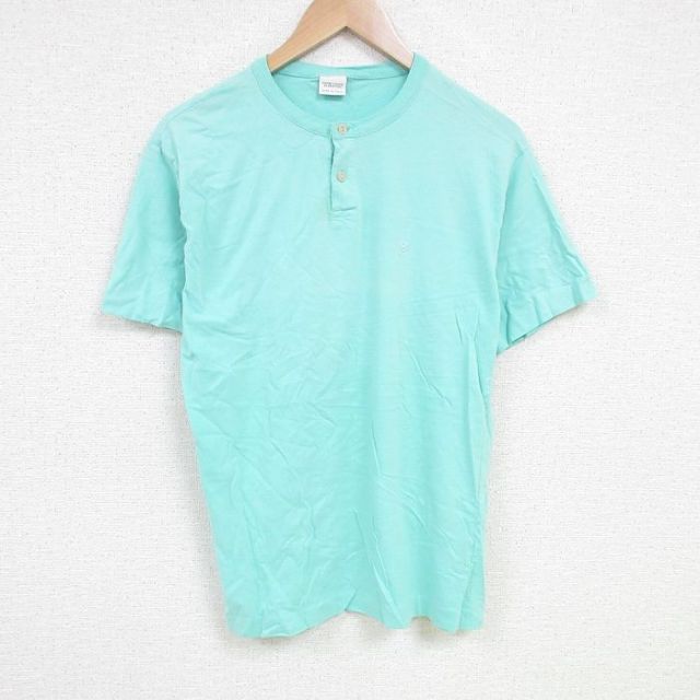 ベネトン 90s 半袖Tシャツ ワンポイントロゴ グリーン L | 古着