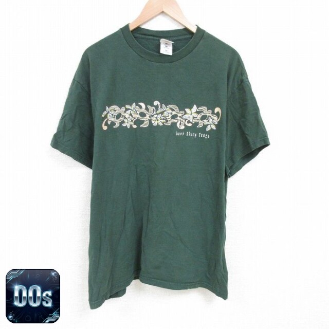 【50%OFF】フルーツオブザルーム 00s 半袖Tシャツ カメ グリーン XL | 古着
