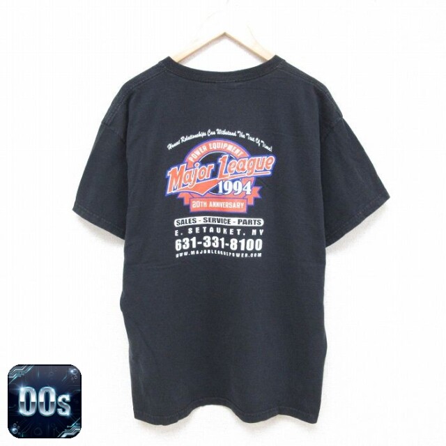 【50%OFF】00s 半袖Tシャツ メジャーリーグ ブラック XL | 古着