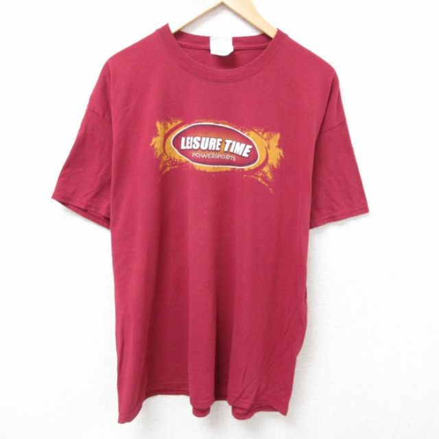 パワースポーツ 00s 半袖Tシャツ バーガンディ XL | 古着