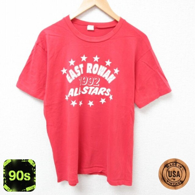 【50%OFF】オールスターズ 90s 半袖Tシャツ レッド L | 古着