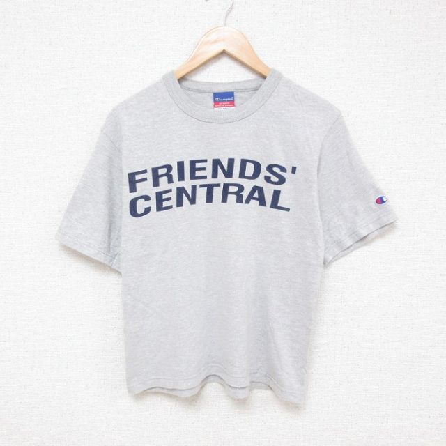 M★古着 チャンピオン champion 半袖 ビンテージ Tシャツ メンズ 00年代 00s セントラル クルーネック グレー 霜降り 25jun23 中古