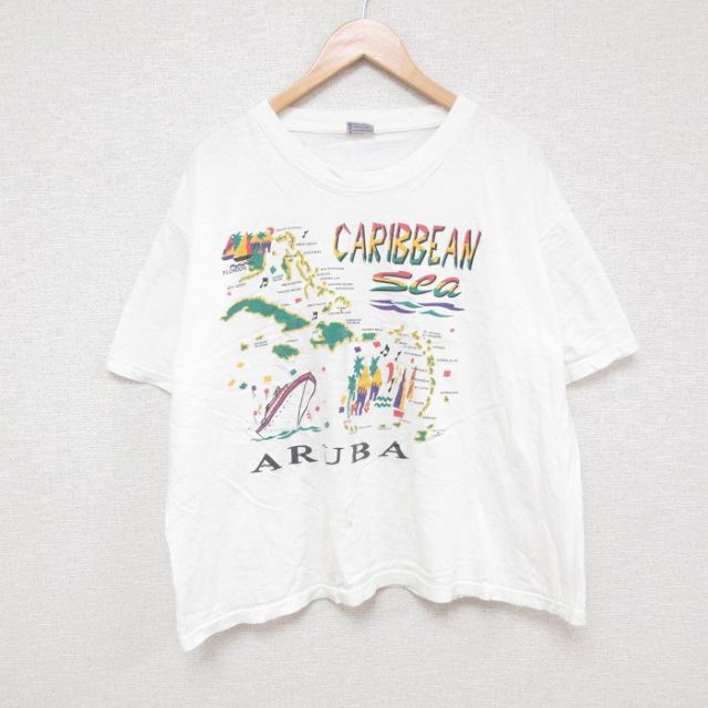 00s 半袖Tシャツ ARUBA ホワイト XL | 古着