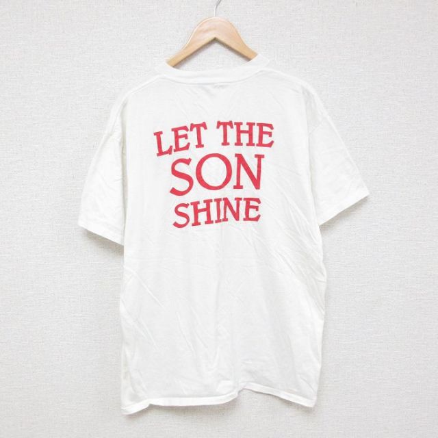 オニータ 90s 半袖Tシャツ LET ホワイト XL | 古着