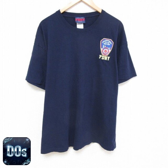 【50%OFF】00s 半袖Tシャツ FDNY ネイビー XL | 古着