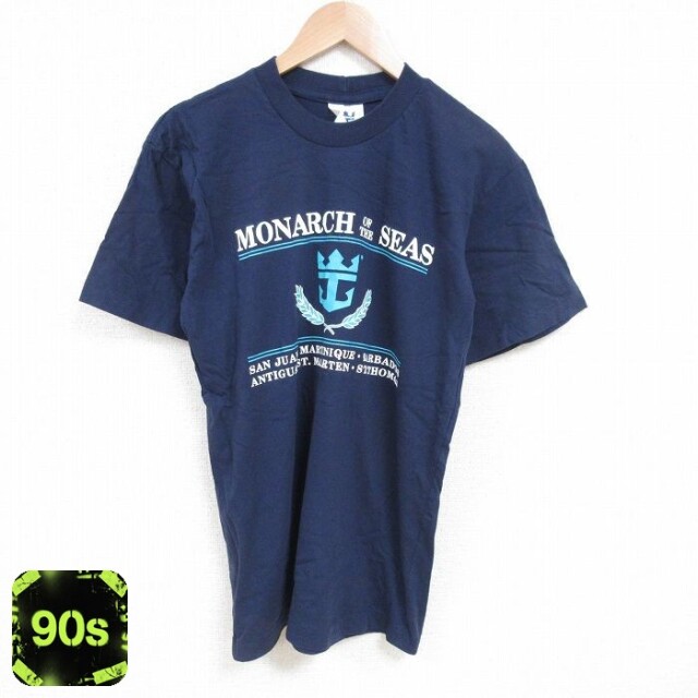 【50%OFF】MONARCH 90s 半袖Tシャツ ネイビー L | 古着