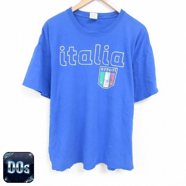 【50%OFF】00s 半袖Tシャツ イタリア ブルー XL | 古着