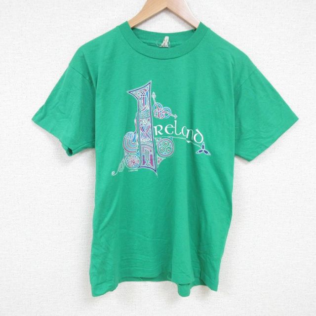 スクリーンスターズ 80s 半袖Tシャツ アイルランド グリーン L | 古着