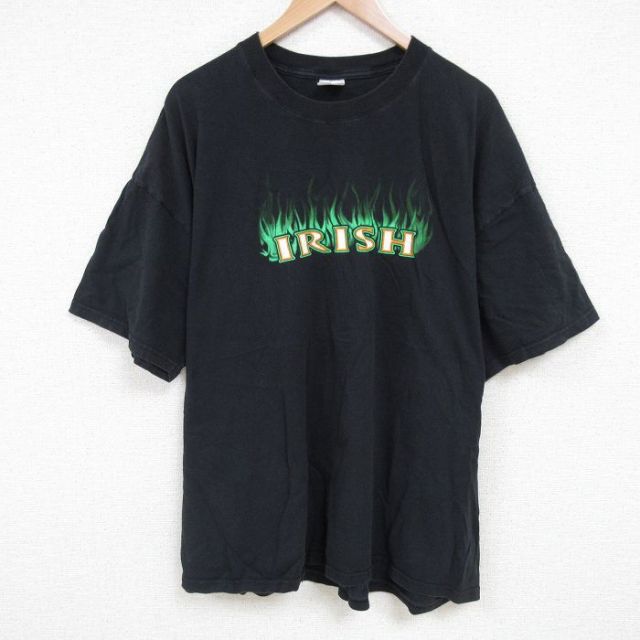 ジャージーズ 00s 半袖Tシャツ アイリッシュ ブラック XL | 古着