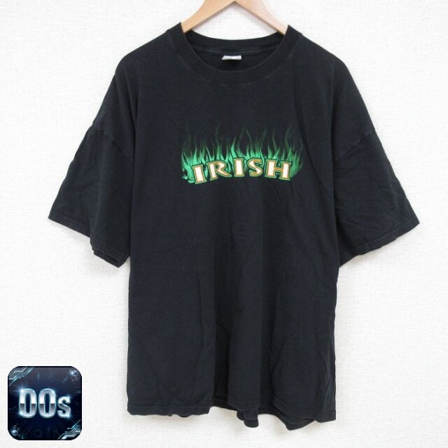 【50%OFF】ジャージーズ 00s 半袖Tシャツ アイリッシュ ブラック XL | 古着