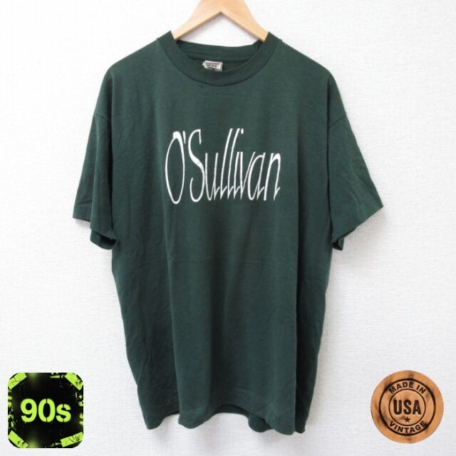 【50%OFF】フルーツオブザルーム 90s 半袖Tシャツ OSullivan グリーン XL | 古着