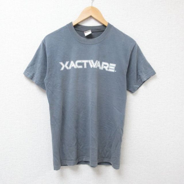 ヘインズ 00s 半袖Tシャツ XACTWARE グレー M | 古着