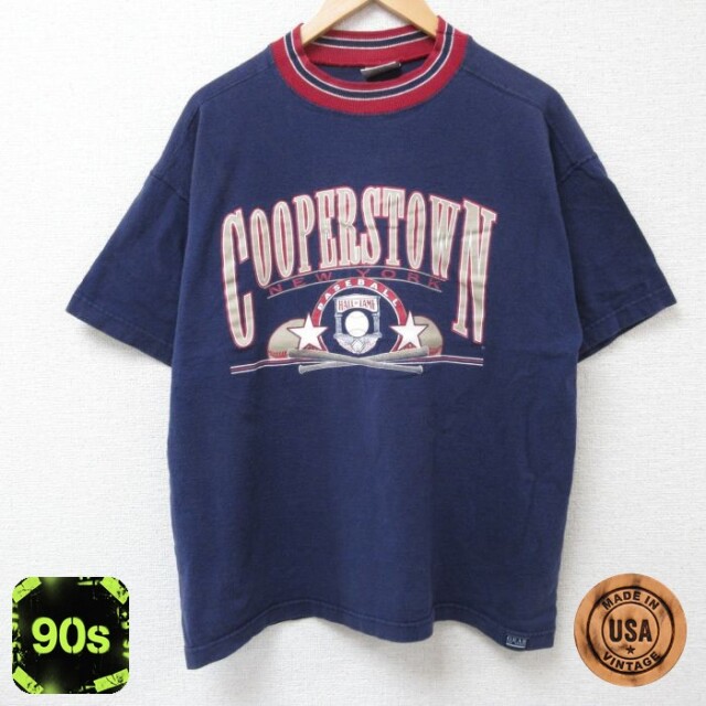 【50%OFF】ニューヨーク 90s 半袖Tシャツ ネイビー XL | 古着