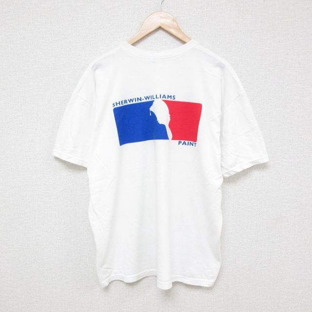 XL★古着 半袖 ビンテージ Tシャツ メンズ 00年代 00s シャーウィンウィリアムズ 大きいサイズ クルーネック 白 ホワイト 25jun26 中古