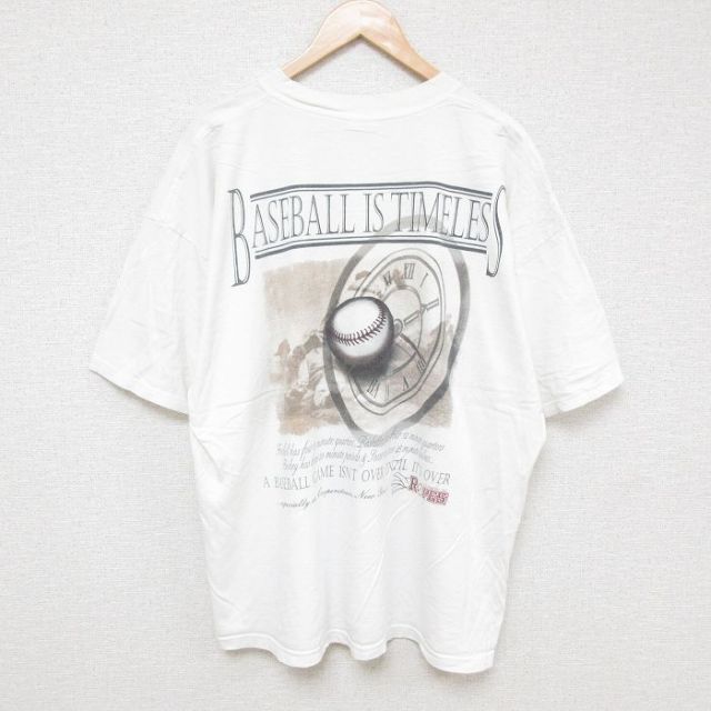 00s 半袖Tシャツ ベースボール ホワイト XL | 古着