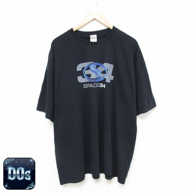 【50%OFF】スペース34 00s 半袖Tシャツ ブラック XL | 古着